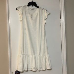 White Mady Nell Short Dress